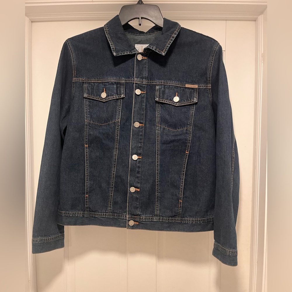 Gently Used Calvin Klein 90’ Trucker Denim Jacket Size XL